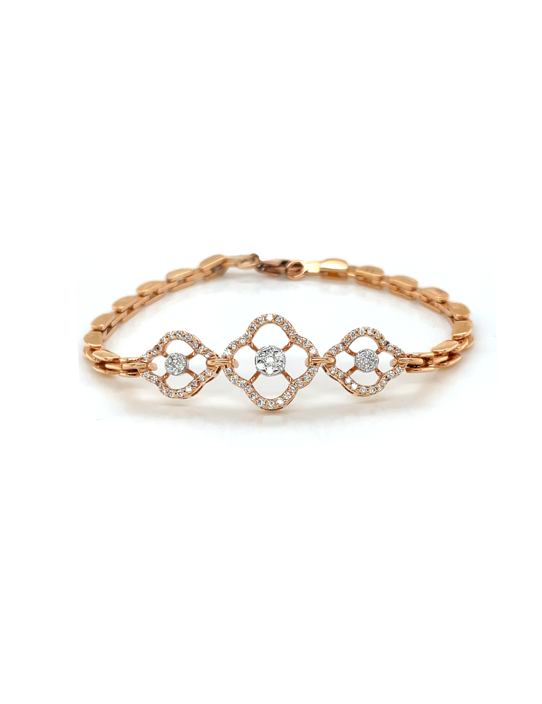 14 karat deals rose gold bracelet