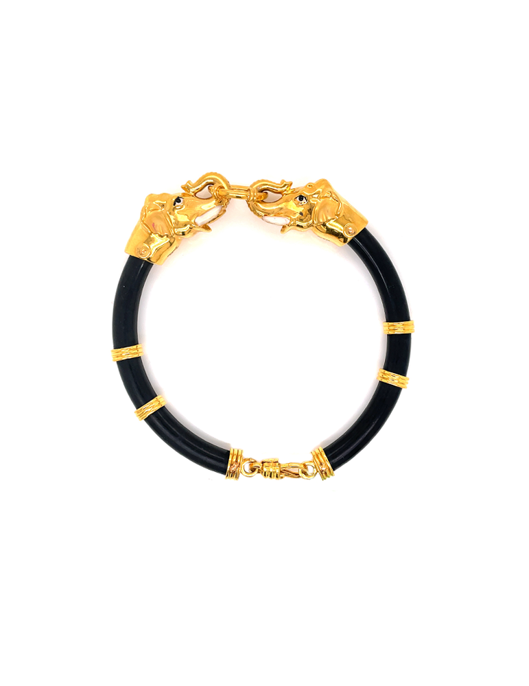Gold Fancy Men's Bracelet 22 Karat