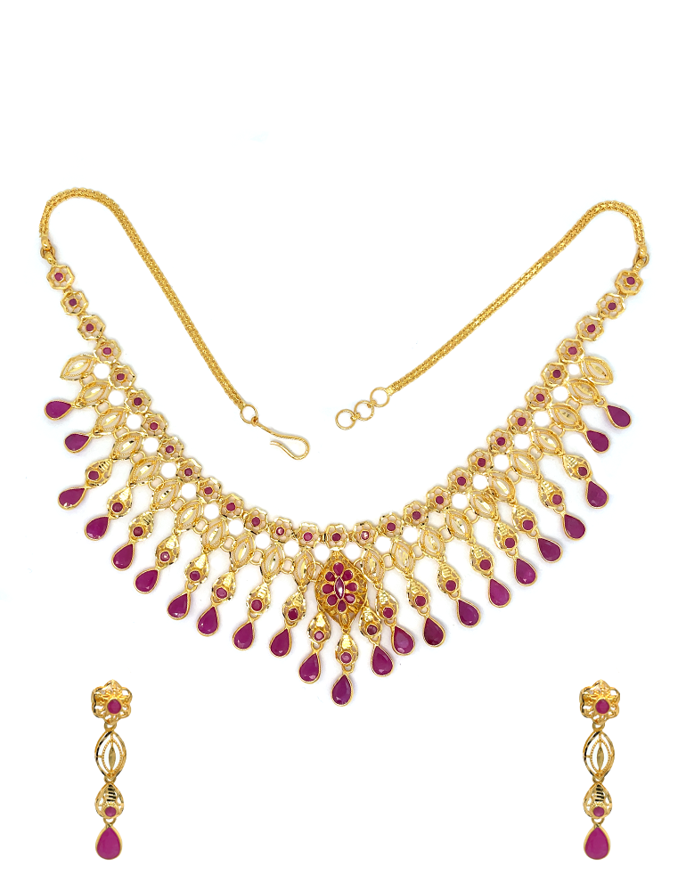 Gold Necklace Sets – tagged Light Sets (1 to 30 Gms) – aabhushan